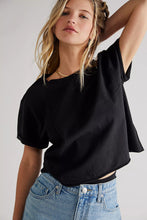 Load image into Gallery viewer, Free People We The Free The Perfect Tee/Black