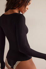 Load image into Gallery viewer, Free People Dynamic Duo Long Sleeve/Black