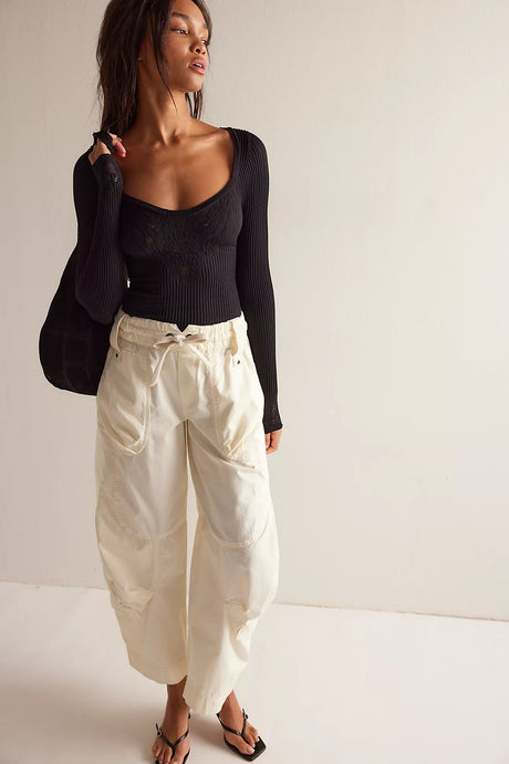 Free People Dynamic Duo Long Sleeve/Black