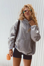 Load image into Gallery viewer, Free People Final Call Hoodie/White Heather Grey