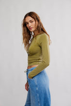 Load image into Gallery viewer, Free People We The Free Protagonist Tee/Green Moss