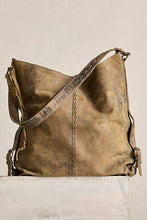 Load image into Gallery viewer, Free People We The Free Dallas Distressed Leather Bag/Sandblast Khaki