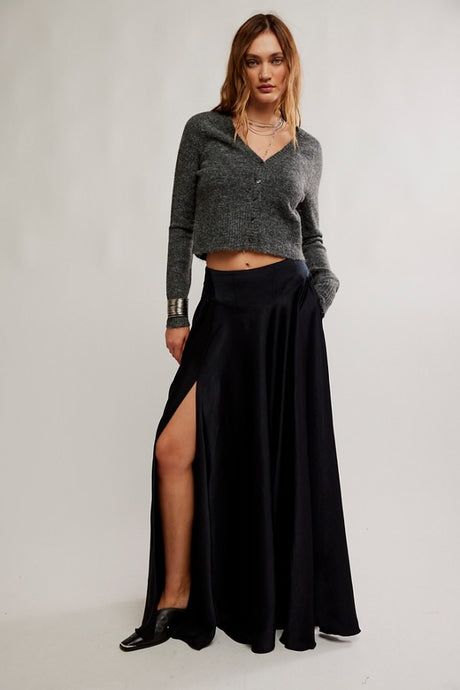 Free People Chilco Maxi Skirt/Black