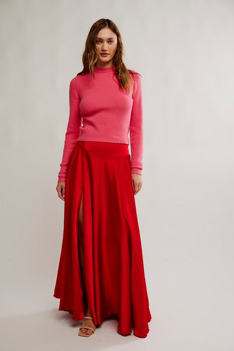Free People Chilco Maxi Skirt/Salsa