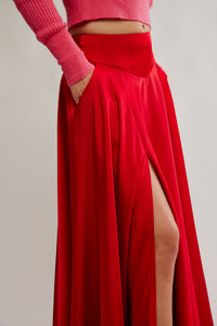 Free People Chilco Maxi Skirt/Salsa