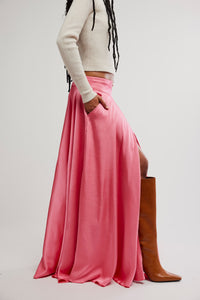 Free People Chilco Maxi Skirt /Raspberry Cake