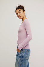 Load image into Gallery viewer, Free People Big Love Rib Cardi/Plum Blossom