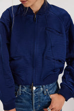 Load image into Gallery viewer, Free People Ellie Satin Bomber/Cosmic