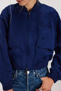 Free People Ellie Satin Bomber/Cosmic