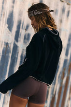 Load image into Gallery viewer, Free People Care FP On The Run Lightweight Pullover/Black