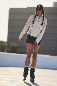 Free People Care FP On The Run Lightweight Pullover/Cashmere
