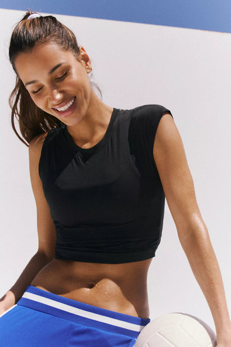 Free People Never Better Ultra-Light Tee/Black