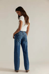 Free People We The Free Risk Taker Mid-Rise Jeans/Chance