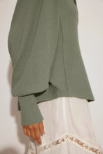 Load image into Gallery viewer, Free People We The Free Quinn Knit Thermal/Jade Ash
