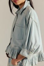 Load image into Gallery viewer, Free People Bailey Denim Shirt/ Light Tint Wash