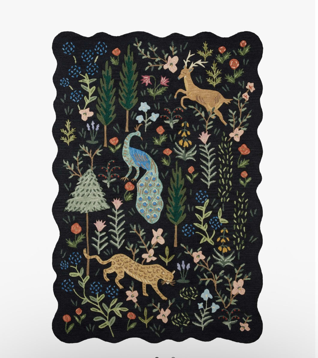 Rifle Paper X Loloi Silhouette Collection Midnight M