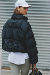 Free People In A Bubble Puffer Jacket/Black