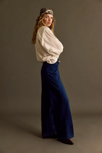 Free People We The Free Libre Wide-Leg Jeans/Lock and Key