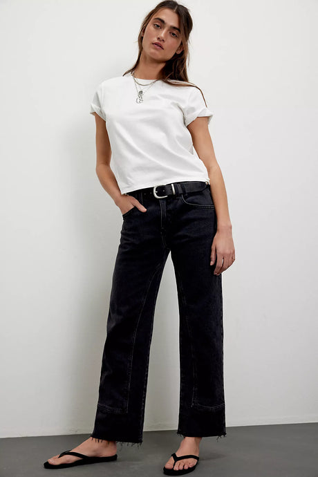 Free People We The Free Risk Taker Mid-Rise Jeans/Main Squeeze