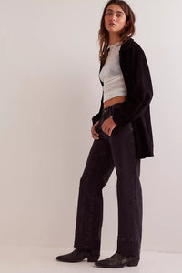 Free People We The Free Risk Taker Mid-Rise Jeans/Main Squeeze