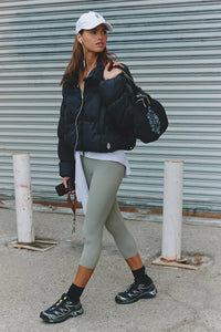 Free People In A Bubble Puffer Jacket/Black