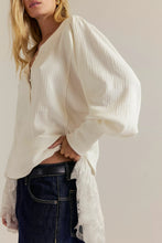 Load image into Gallery viewer, Free People We The Free Quinn Knit Thermal/Ivory