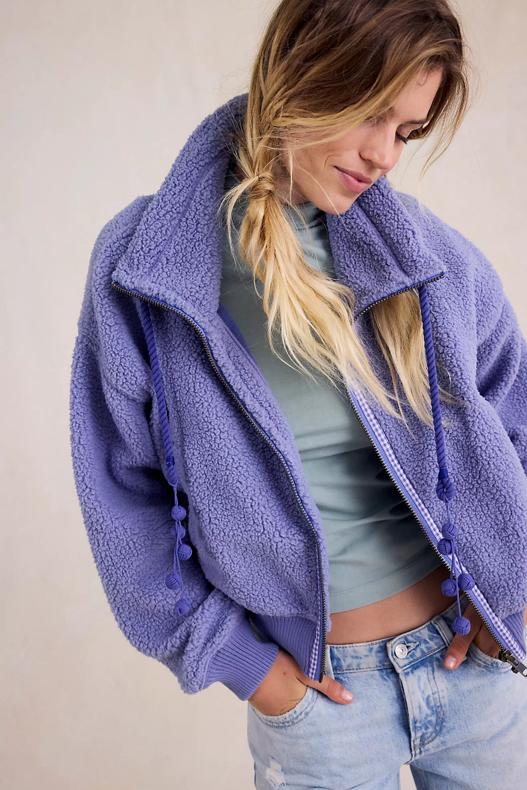 Free People Alpine Sherpa Jacket/Peri