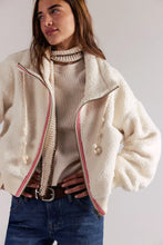 Load image into Gallery viewer, Free People Alpine Sherpa Jacket/White Swan