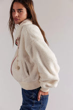 Load image into Gallery viewer, Free People Alpine Sherpa Jacket/White Swan