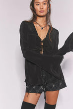 Load image into Gallery viewer, Free People Bali Ariel Top/Black