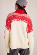 Load image into Gallery viewer, Free People Mythical Knit Sweater/Vanilla Scarlet Combo