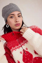 Load image into Gallery viewer, Free People Mythical Knit Sweater/Vanilla Scarlet Combo