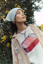 Load image into Gallery viewer, Free People  We The Free Graphic Camden Pullover/Sardine Combo