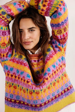Load image into Gallery viewer, Free People Favorite Things Sweater /Bright Confetti Combo