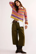 Load image into Gallery viewer, Free People Favorite Things Sweater /Bright Confetti Combo