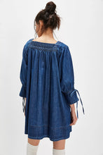 Load image into Gallery viewer, Free People Sonora Denim Mini Dress /Midnight Rinse