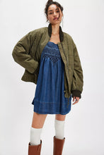 Load image into Gallery viewer, Free People Sonora Denim Mini Dress /Midnight Rinse