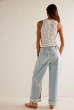 Load image into Gallery viewer, Free People We The Free Palmer Cuffed Jeans/Daydream Blue