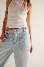 Load image into Gallery viewer, Free People We The Free Palmer Cuffed Jeans/Daydream Blue