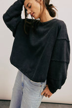 Load image into Gallery viewer, Free People We The Free Total Eclipse Tee/Black