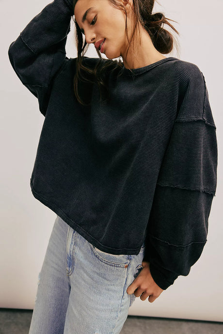Free People We The Free Total Eclipse Tee/Black