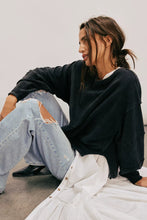 Load image into Gallery viewer, Free People We The Free Total Eclipse Tee/Black