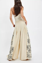 Load image into Gallery viewer, Free People What You Know Embroidered Pants/Sand