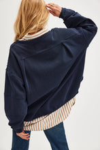 Load image into Gallery viewer, Free People We The Free Total Eclipse Tee/Deeper Iris