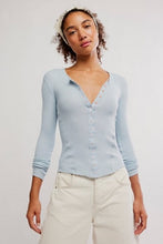 Load image into Gallery viewer, Free People Going Places Cardi/Pearl Blue