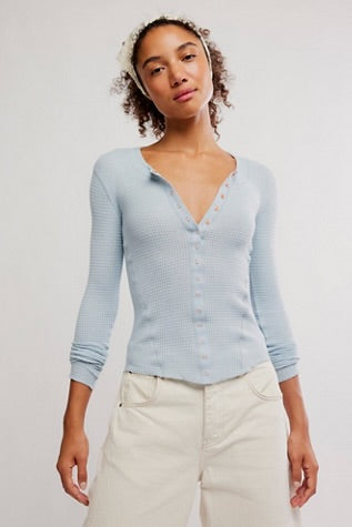 Free People Going Places Cardi/Pearl Blue