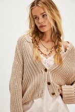 Load image into Gallery viewer, Free People Sweet Nothing Cardi/Sandcastle