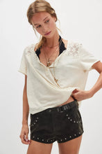 Load image into Gallery viewer, Free People We The Free Heirloom Henley/Tea