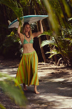 Load image into Gallery viewer, Free People Lowen Striped Midi Skirt/Retro Combo