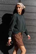 Load image into Gallery viewer, Free People Intercept Pullover/Evergreen